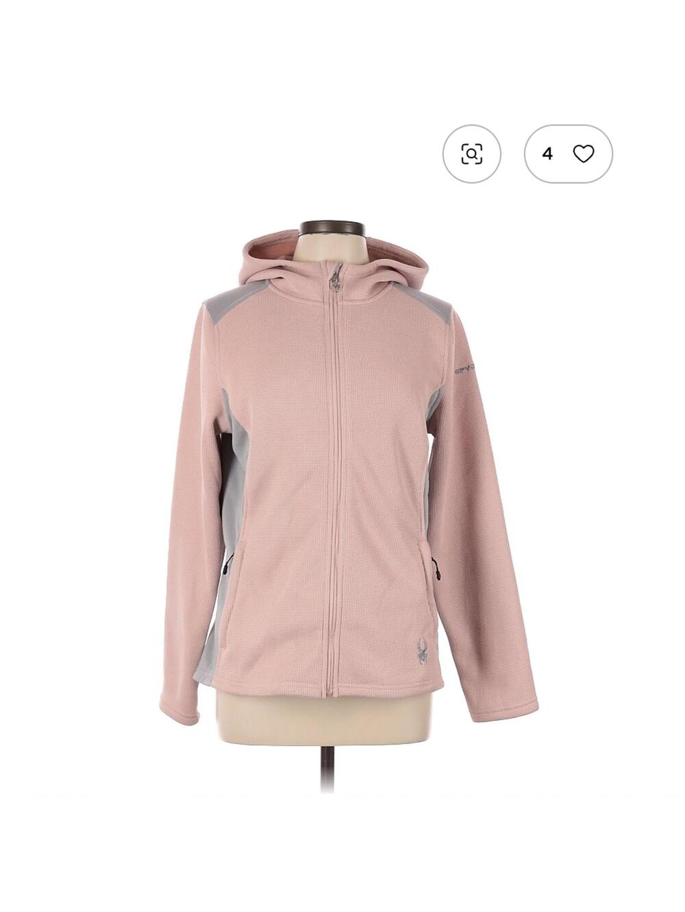 Spyder Pink Track Jacket Size L